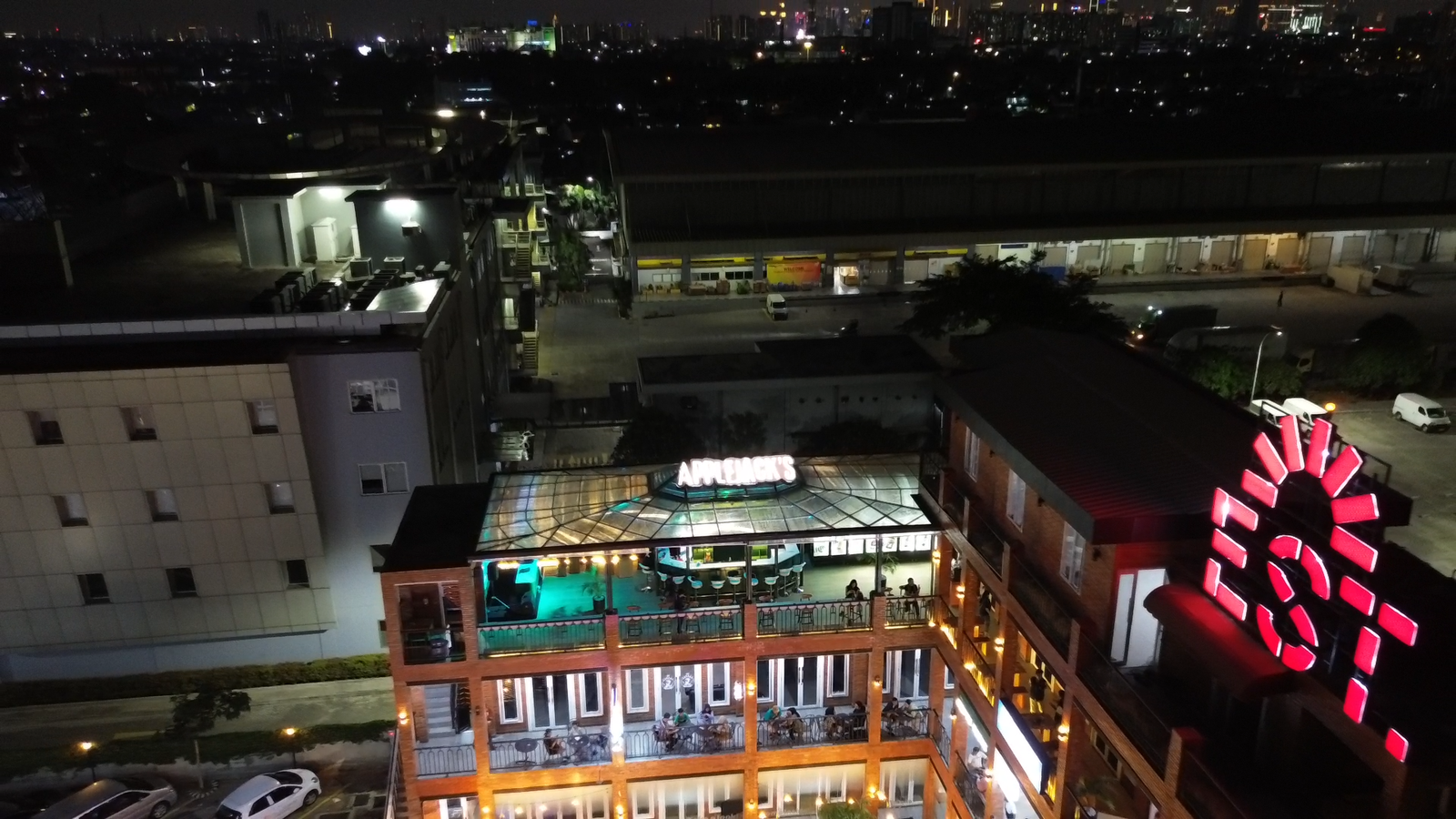 Sky Night View Rooftop Bar